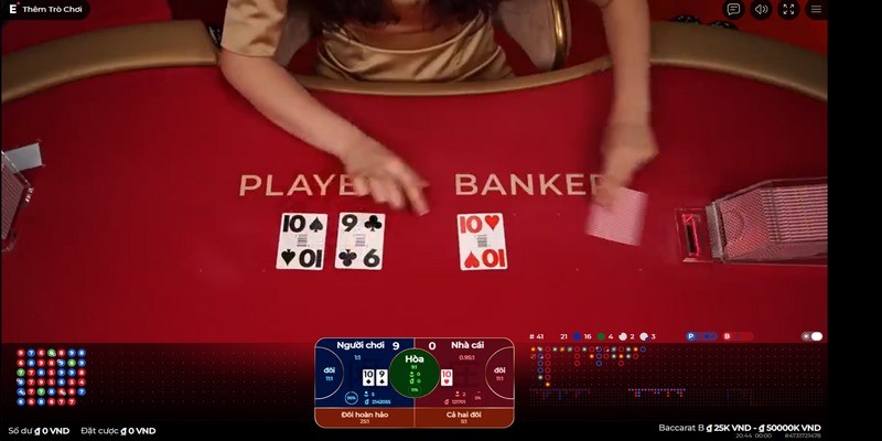 Công thức đánh bài Baccarat mới nhất